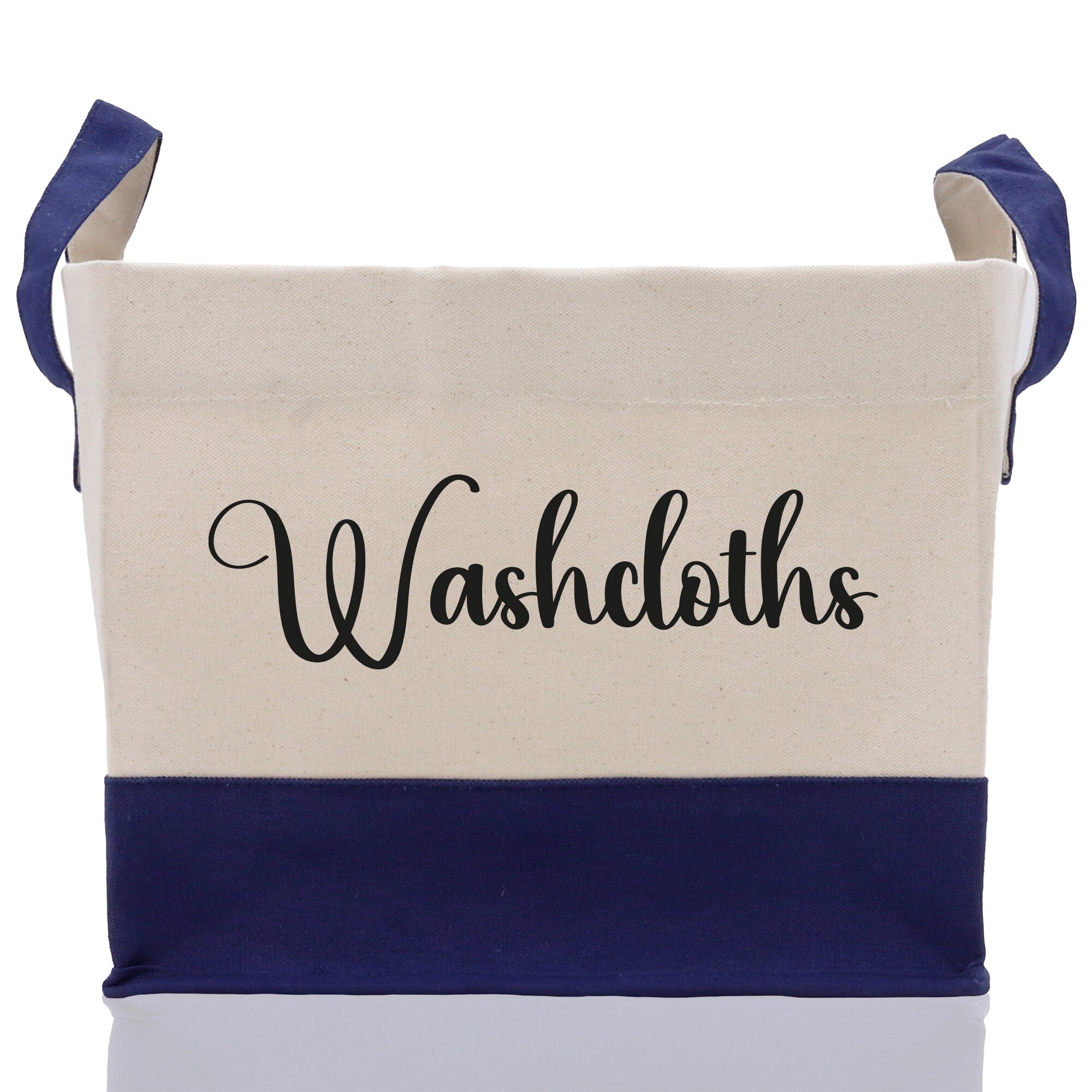 Personalized Canvas Storage Tote Bag Nursery Storage Towel Storage Kids Toy Storage Cloth Storage Storage Bin Storage Tubs Mudroom Storage