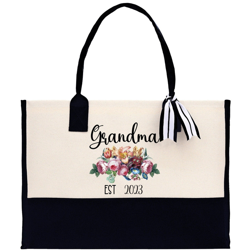 Grandma Tote Bag Grandma's Getaway Bag Grandma Nana Bag Grandma Gift Bag Shopping Bag Mothers Day Gift Live Love Spoil Bag Grandma Beach Bag