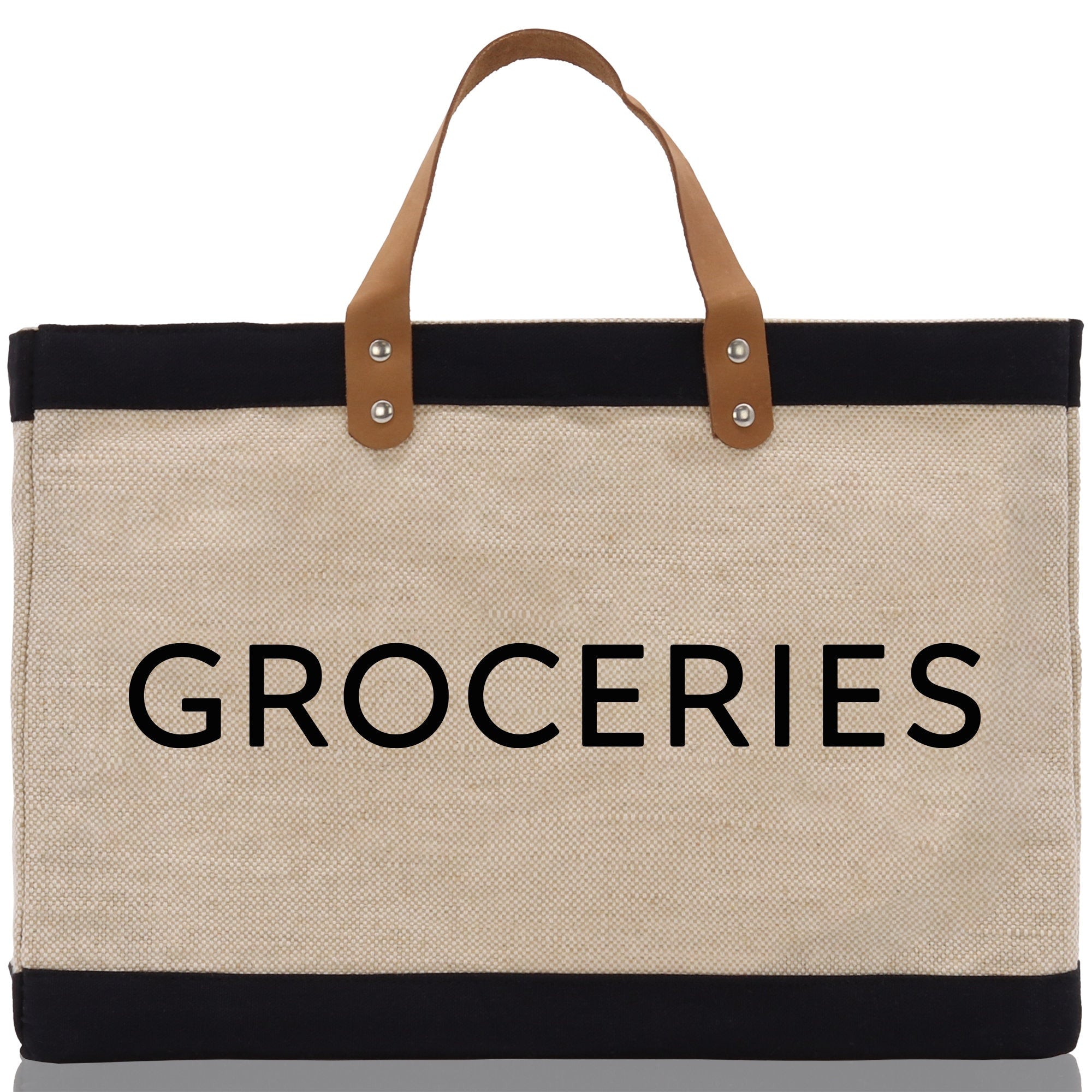 Groceries Jute Canvas Tote Funny Farmer Market Bag Quote Jute Bag Shopping Bag Burlap Bag Farmhouse Bag Grocery Bag