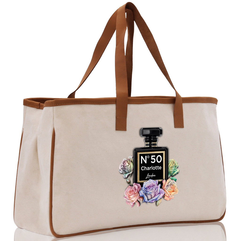 Birthday Celebration Personalized Gift Canvas Tote Bag with Name and State 40th 50th Birthday Gift Tote Bag for Her Custom Birthday Gift
