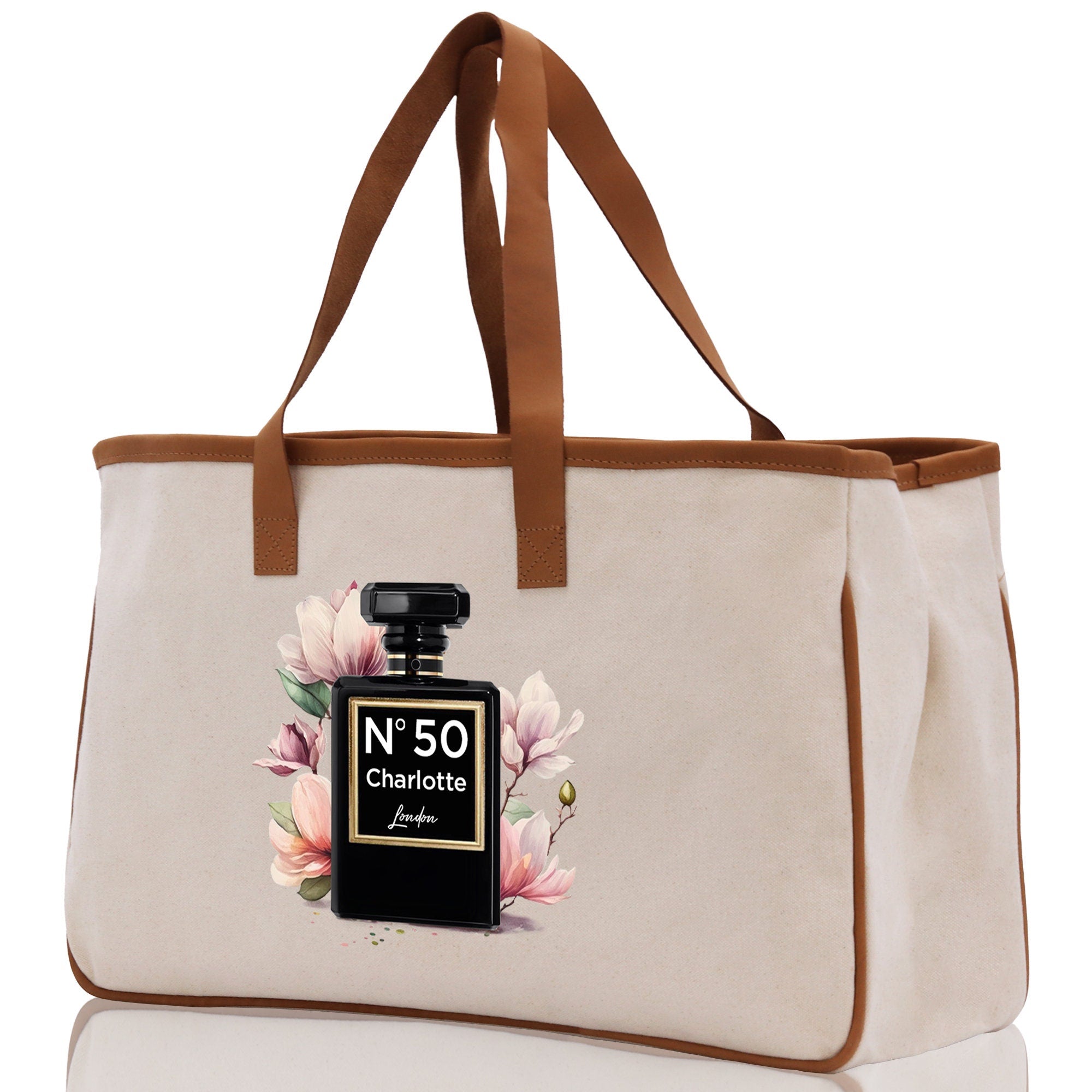 Birthday Celebration Personalized Gift Canvas Tote Bag with Name and State 40th 50th Birthday Gift Tote Bag for Her Custom Birthday Gift