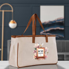 Birthday Celebration Personalized Gift Canvas Tote Bag with Name and State 40th 50th Birthday Gift Tote Bag for Her Custom Birthday Gift