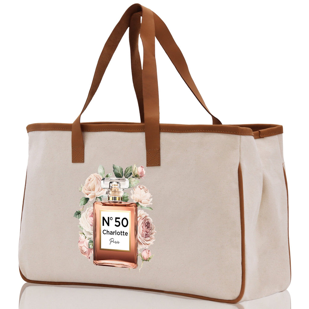 Birthday Celebration Personalized Gift Canvas Tote Bag with Name and State 40th 50th Birthday Gift Tote Bag for Her Custom Birthday Gift