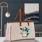 Birthday Celebration Personalized Gift Canvas Tote Bag with Name and State 40th 50th Birthday Gift Tote Bag for Her Custom Birthday Gift