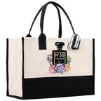 Birthday Celebration Personalized Gift Canvas Tote Bag with Name and State 40th 50th Birthday Gift Tote Bag for Her Custom Birthday Gift