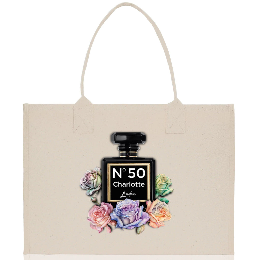Birthday Celebration Personalized Gift Canvas Tote Bag with Name and State 40th 50th Birthday Gift Tote Bag for Her Custom Birthday Gift