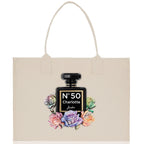 Birthday Celebration Personalized Gift Canvas Tote Bag with Name and State 40th 50th Birthday Gift Tote Bag for Her Custom Birthday Gift