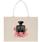 Birthday Celebration Personalized Gift Canvas Tote Bag with Name and State 40th 50th Birthday Gift Tote Bag for Her Custom Birthday Gift