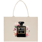 Birthday Celebration Personalized Gift Canvas Tote Bag with Name and State 40th 50th Birthday Gift Tote Bag for Her Custom Birthday Gift