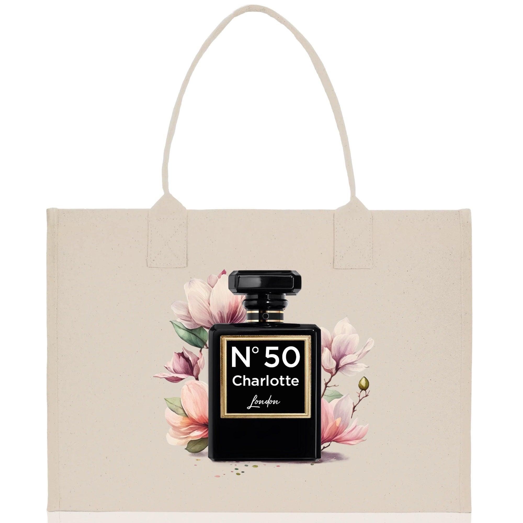 Birthday Celebration Personalized Gift Canvas Tote Bag with Name and State 40th 50th Birthday Gift Tote Bag for Her Custom Birthday Gift
