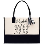 Personalized Girls Night Out Canvas Tote Bag Customize Girls Trip Party Tote Bag Girls Trip Beach Bag Party Girls Night Out Tote Bag
