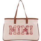 Gaga Gram Mimi Nana Grandma Canvas Tote Bag Grandma's Getaway Bag Grandma Gift Bag Mothers Day Gift Bag Grandma Beach Bag Gift for Grandma
