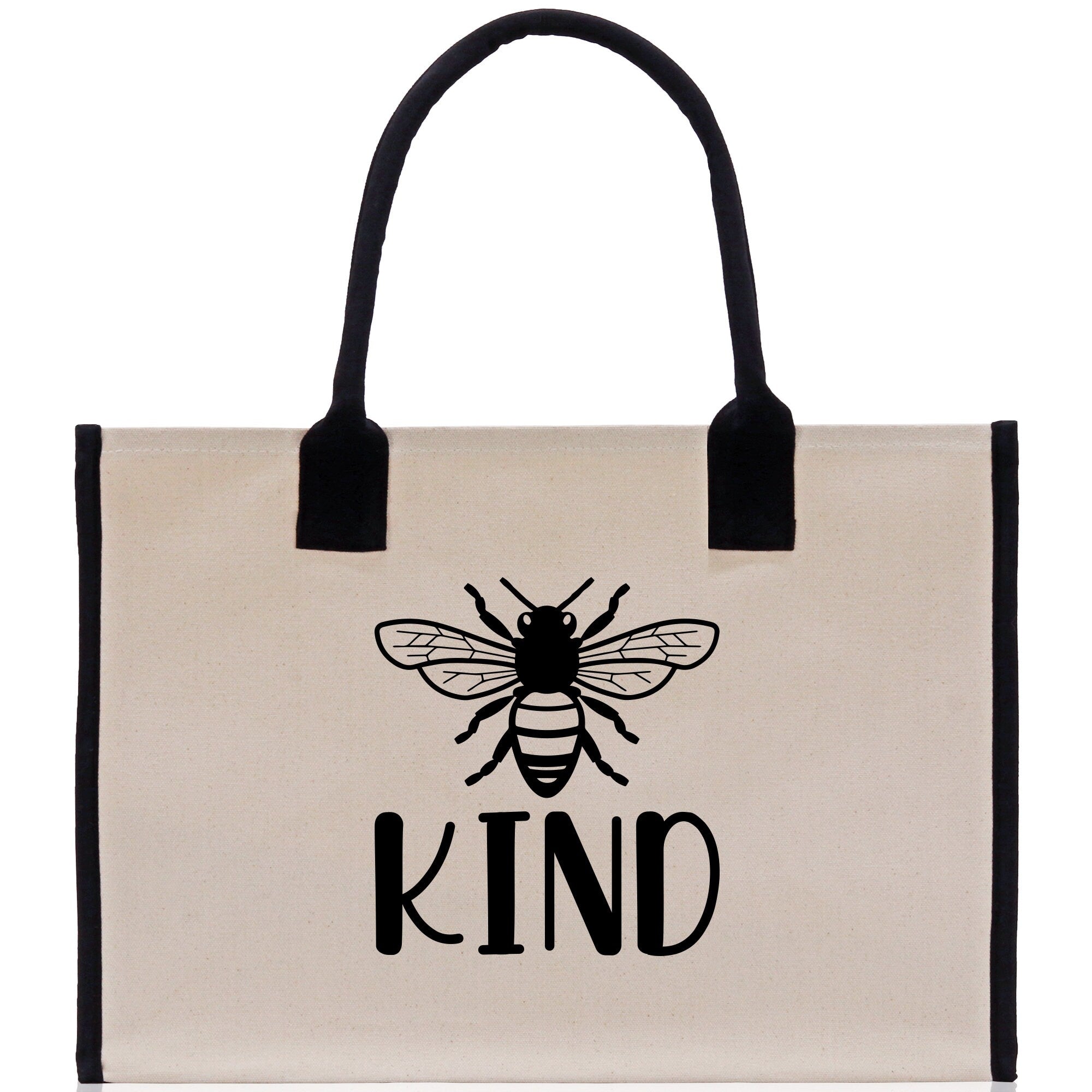 Kind Cotton Canvas Tote Bag Nurse Appreciation Gift Bag Gift for Her Birthday Gift Bee Kind Mental Health Matters Save The Bees