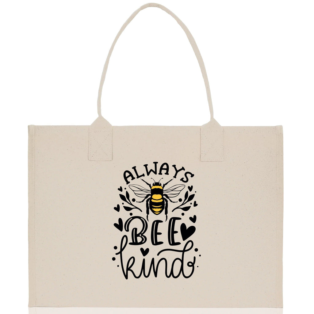 Always Bee Kind Cotton Canvas Tote Bag Nurse Appreciation Gift Bag Gift for Her Birthday Gift Bee Kind Mental Health Matters Save The Bees