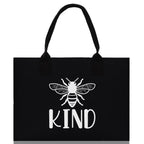 Kind Cotton Canvas Tote Bag Nurse Appreciation Gift Bag Gift for Her Birthday Gift Bee Kind Mental Health Matters Save The Bees