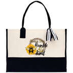 Always Stay Humble & Kind Cotton Canvas Tote Bag Nurse Appreciation Gift Bag Gift for Her Birthday Gift Bee Kind Mental Health Matters