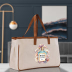 Birthday Celebration Personalized Gift Canvas Tote Bag with Name and State 40th 50th Birthday Gift Tote Bag for Her Custom Birthday Gift