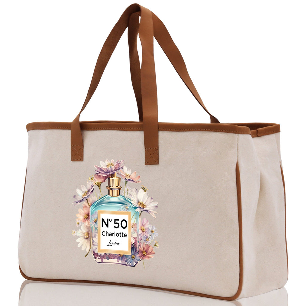 Birthday Celebration Personalized Gift Canvas Tote Bag with Name and State 40th 50th Birthday Gift Tote Bag for Her Custom Birthday Gift