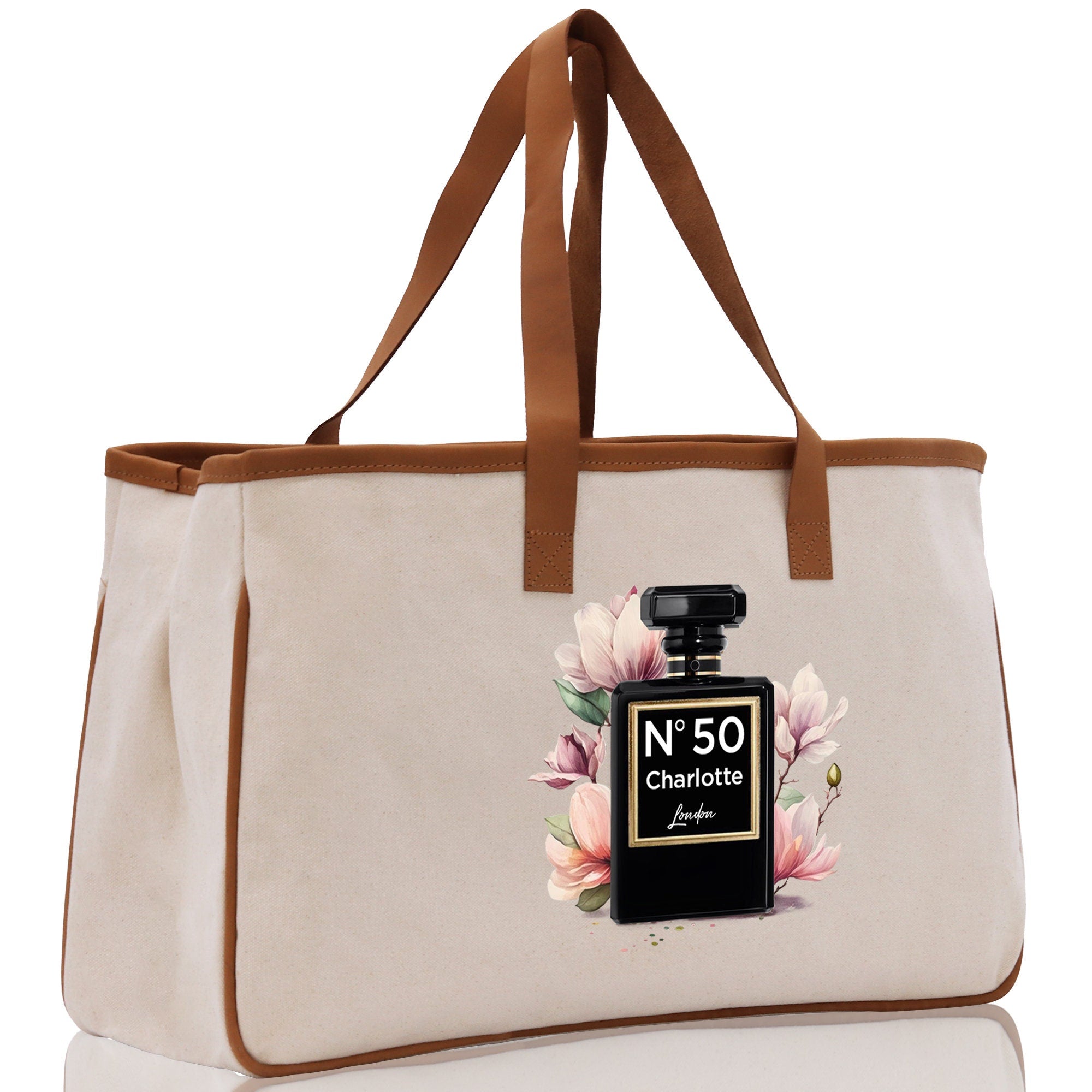 Birthday Celebration Personalized Gift Canvas Tote Bag with Name and State 40th 50th Birthday Gift Tote Bag for Her Custom Birthday Gift