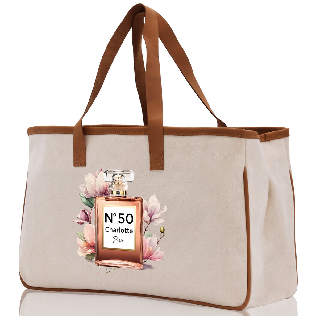 Birthday Celebration Personalized Gift Canvas Tote Bag with Name and State 40th 50th Birthday Gift Tote Bag for Her Custom Birthday Gift