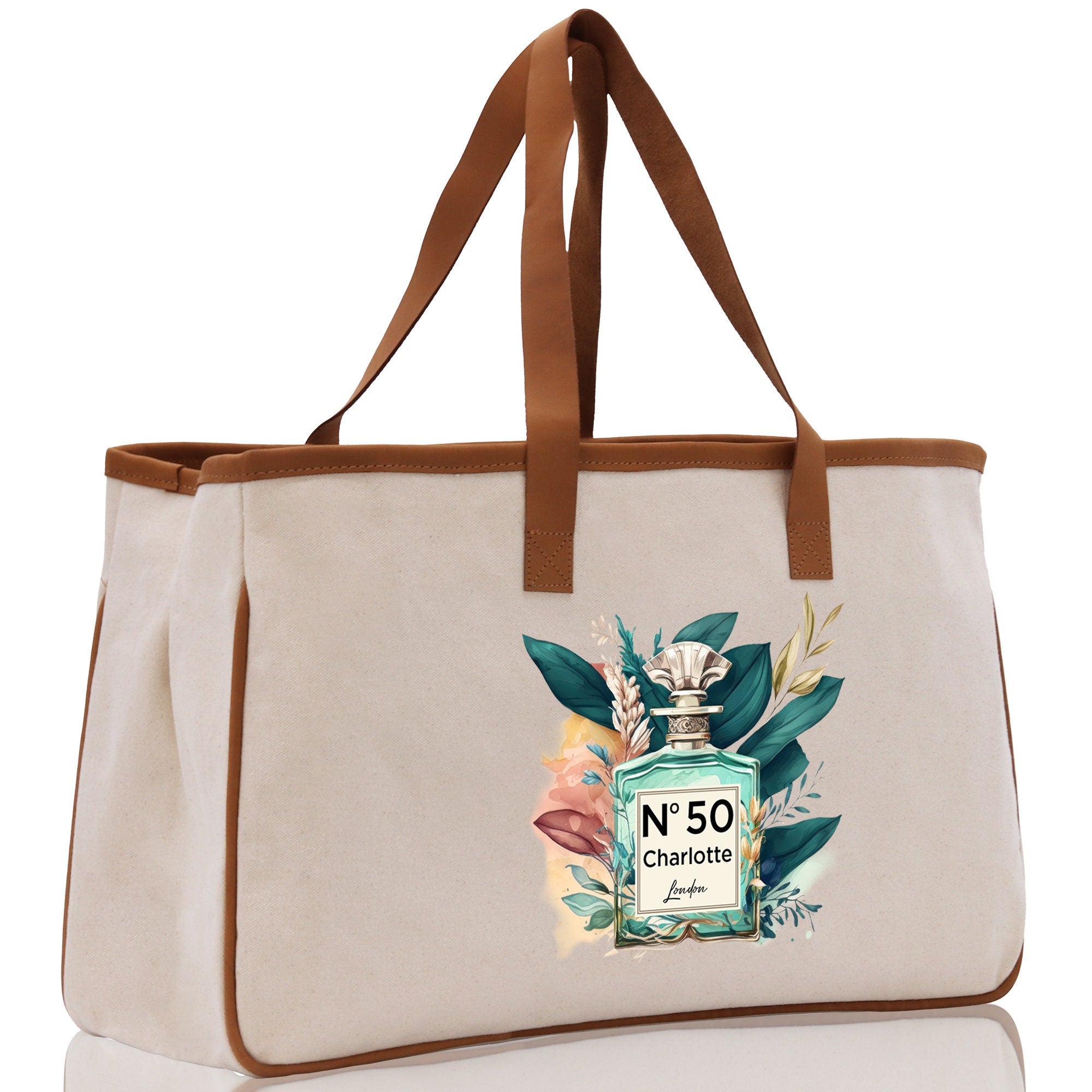 Birthday Celebration Personalized Gift Canvas Tote Bag with Name and State 40th 50th Birthday Gift Tote Bag for Her Custom Birthday Gift