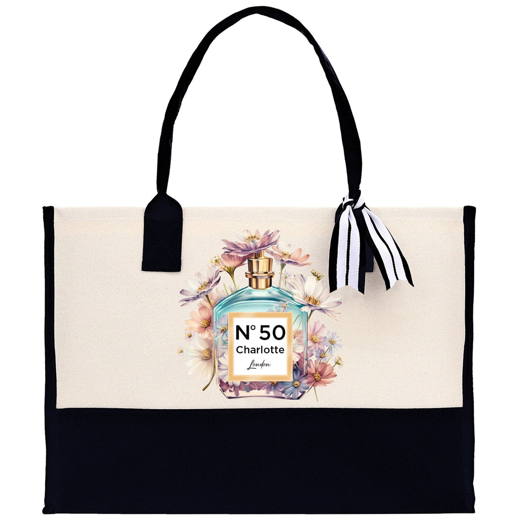 Birthday Celebration Personalized Gift Canvas Tote Bag with Name and State 40th 50th Birthday Gift Tote Bag for Her Custom Birthday Gift