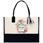 Birthday Celebration Personalized Gift Canvas Tote Bag with Name and State 40th 50th Birthday Gift Tote Bag for Her Custom Birthday Gift