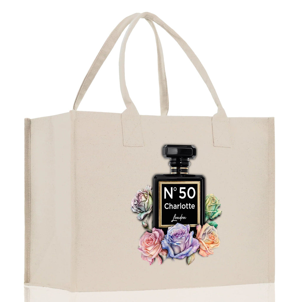Birthday Celebration Personalized Gift Canvas Tote Bag with Name and State 40th 50th Birthday Gift Tote Bag for Her Custom Birthday Gift