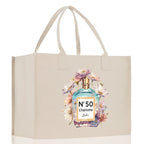 Birthday Celebration Personalized Gift Canvas Tote Bag with Name and State 40th 50th Birthday Gift Tote Bag for Her Custom Birthday Gift