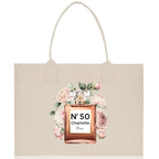 Birthday Celebration Personalized Gift Canvas Tote Bag with Name and State 40th 50th Birthday Gift Tote Bag for Her Custom Birthday Gift