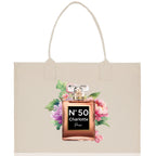 Birthday Celebration Personalized Gift Canvas Tote Bag with Name and State 40th 50th Birthday Gift Tote Bag for Her Custom Birthday Gift