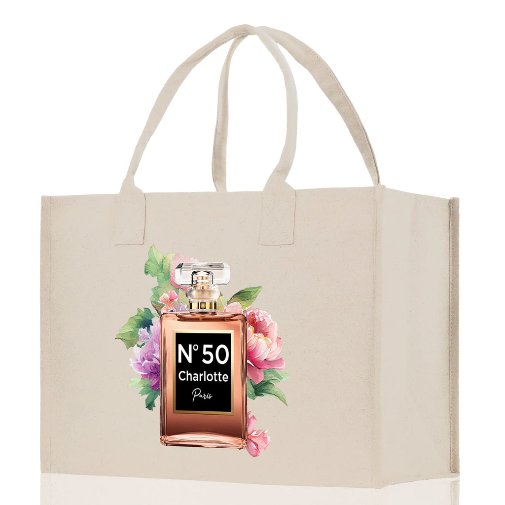 Birthday Celebration Personalized Gift Canvas Tote Bag with Name and State 40th 50th Birthday Gift Tote Bag for Her Custom Birthday Gift