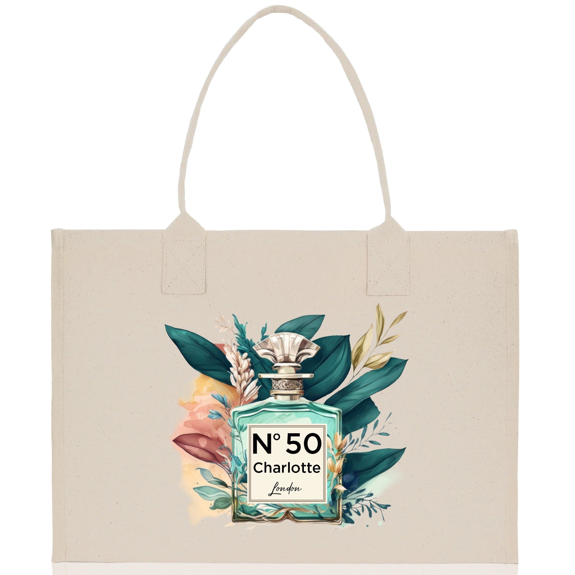 Birthday Celebration Personalized Gift Canvas Tote Bag with Name and State 40th 50th Birthday Gift Tote Bag for Her Custom Birthday Gift