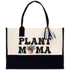 Plant Mama Canvas Tote Bag Plant Lovers Gift Plant Lady Tote Bag Gardener Mom Gift Gardening Tote Bag Plant Gift Botanical Gift for Mom