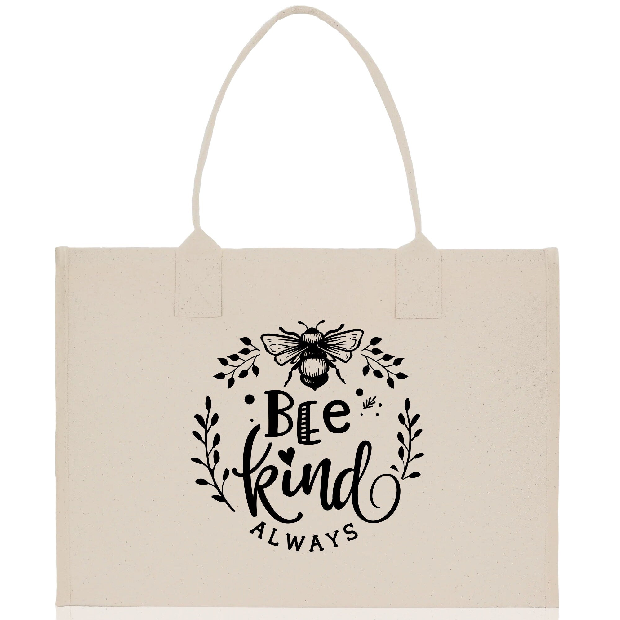 Bee Kind Always Cotton Canvas Tote Bag Nurse Appreciation Gift Bag Gift for Her Birthday Gift Bee Kind Mental Health Matters Save The Bees