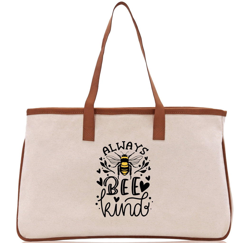 Always Bee Kind Cotton Canvas Tote Bag Nurse Appreciation Gift Bag Gift for Her Birthday Gift Bee Kind Mental Health Matters Save The Bees