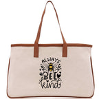 Always Bee Kind Cotton Canvas Tote Bag Nurse Appreciation Gift Bag Gift for Her Birthday Gift Bee Kind Mental Health Matters Save The Bees