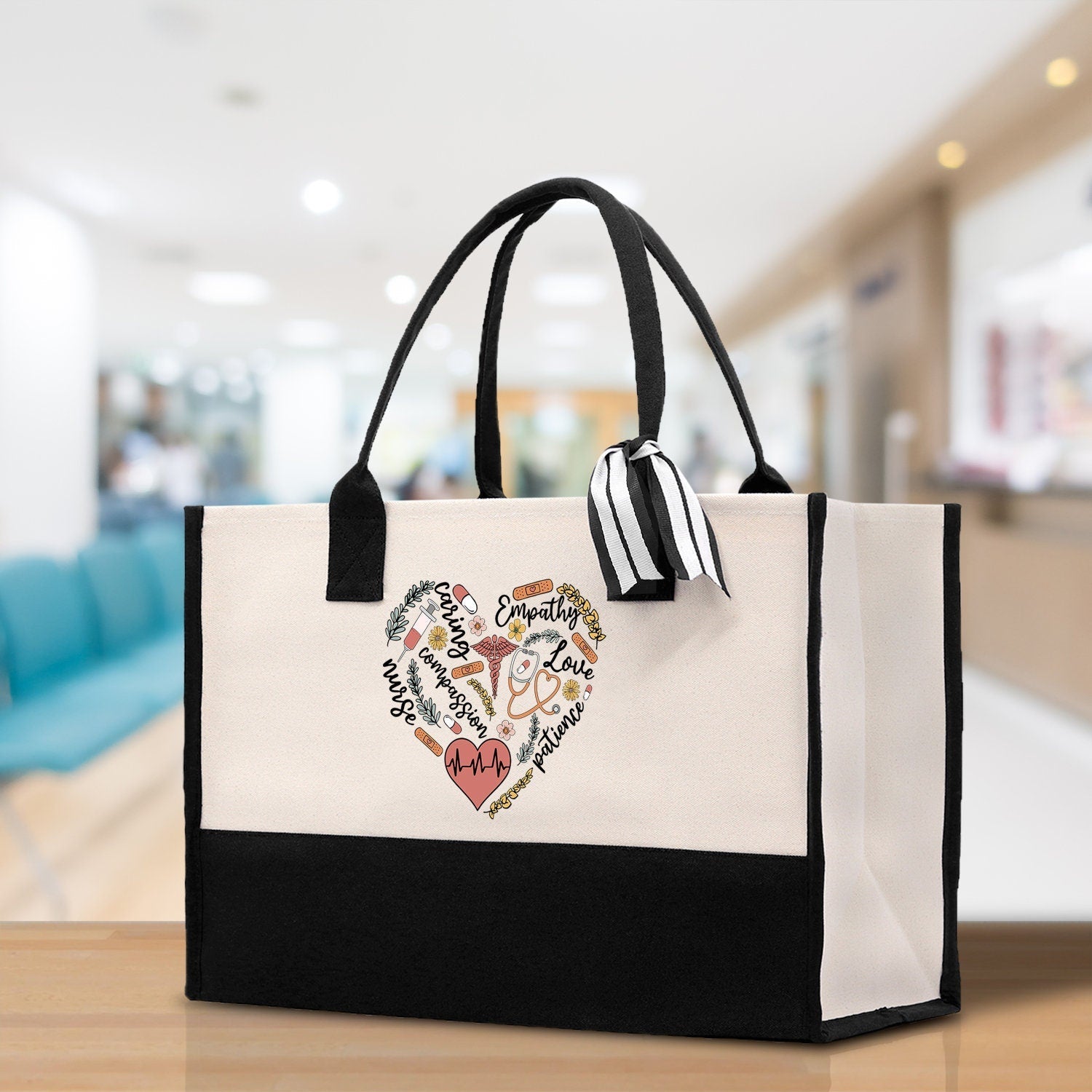 Nurse Tote Bag Nurse Gift Registered Nurse Tote RN Tote RN Gift Future Nurse Gift Nursing Student Gift Nurse Graduation Gift