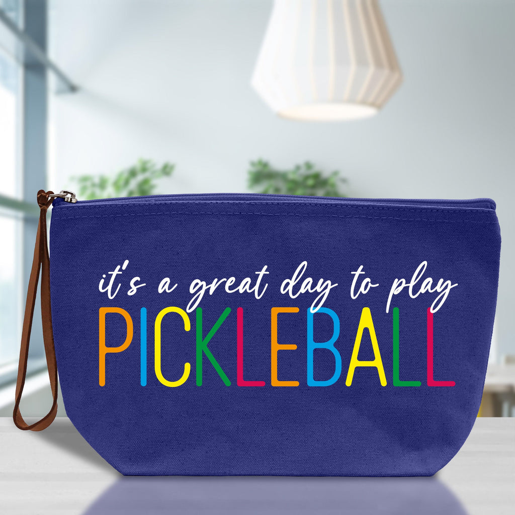 Pickleball Cosmetic Zipper Pouch Tote Bag Pickleball Party Favors Pickleball Player Gift Pickleball Make Up Bag Pickleball Toiletry Bag