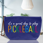 Pickleball Cosmetic Zipper Pouch Tote Bag Pickleball Party Favors Pickleball Player Gift Pickleball Make Up Bag Pickleball Toiletry Bag
