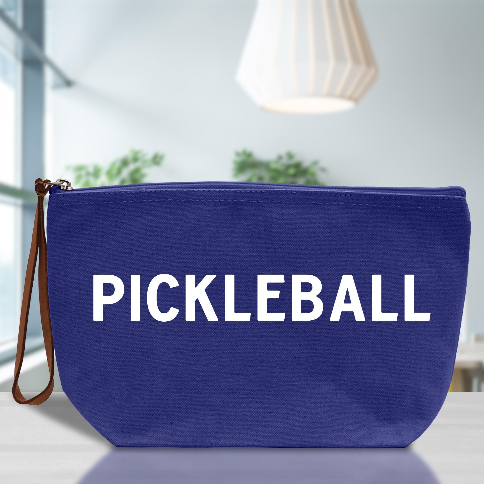 Pickleball Cosmetic Zipper Pouch Tote Bag Pickleball Party Favors Pickleball Player Gift Pickleball Make Up Bag Pickleball Toiletry Bag
