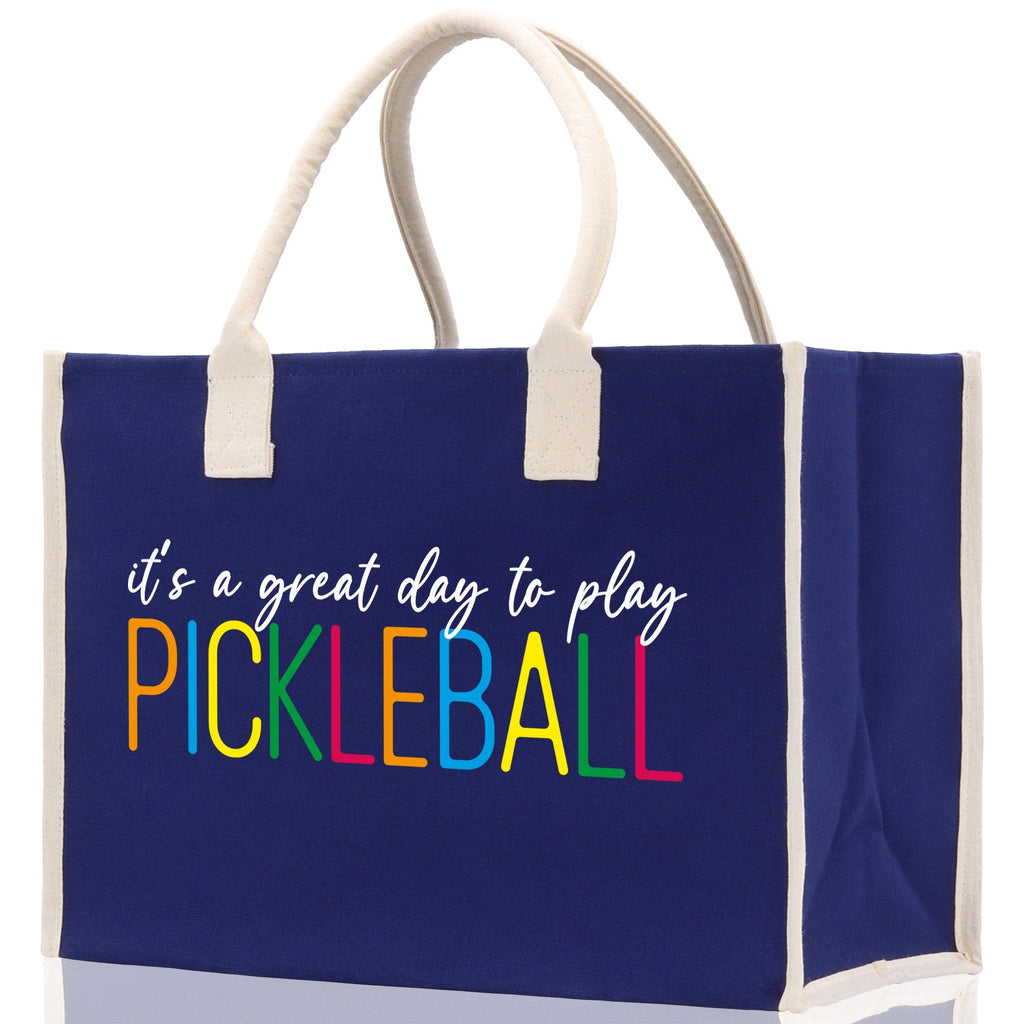 Pickleball Tote Bag Personalized Pickleball Party Favors Custom Pickleball Player Gift Pickleball Cotton Canvas Tote Bag