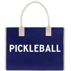 Pickleball Tote Bag Personalized Pickleball Party Favors Custom Pickleball Player Gift Pickleball Cotton Canvas Tote Bag