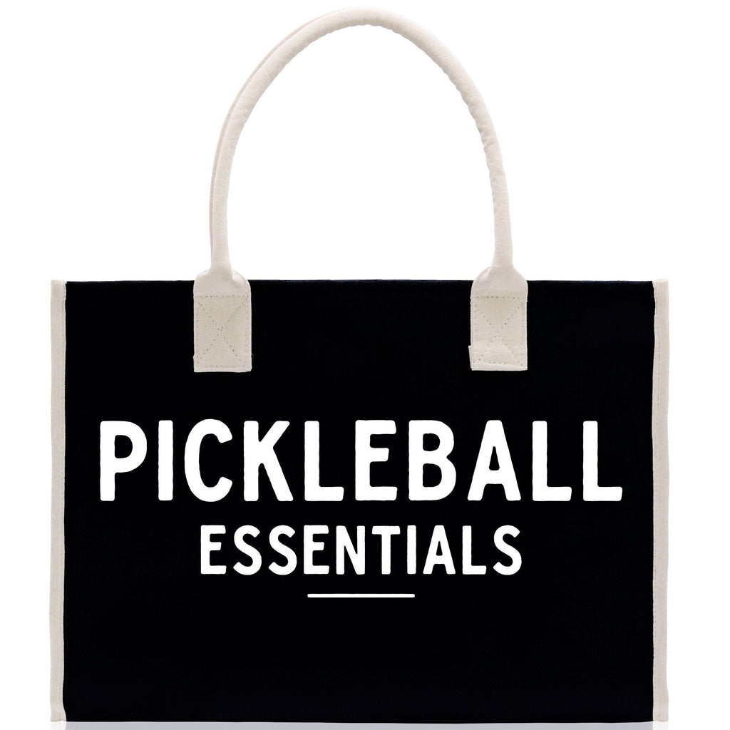 Pickleball Tote Bag Personalized Pickleball Party Favors Custom Pickleball Player Gift Pickleball Cotton Canvas Tote Bag