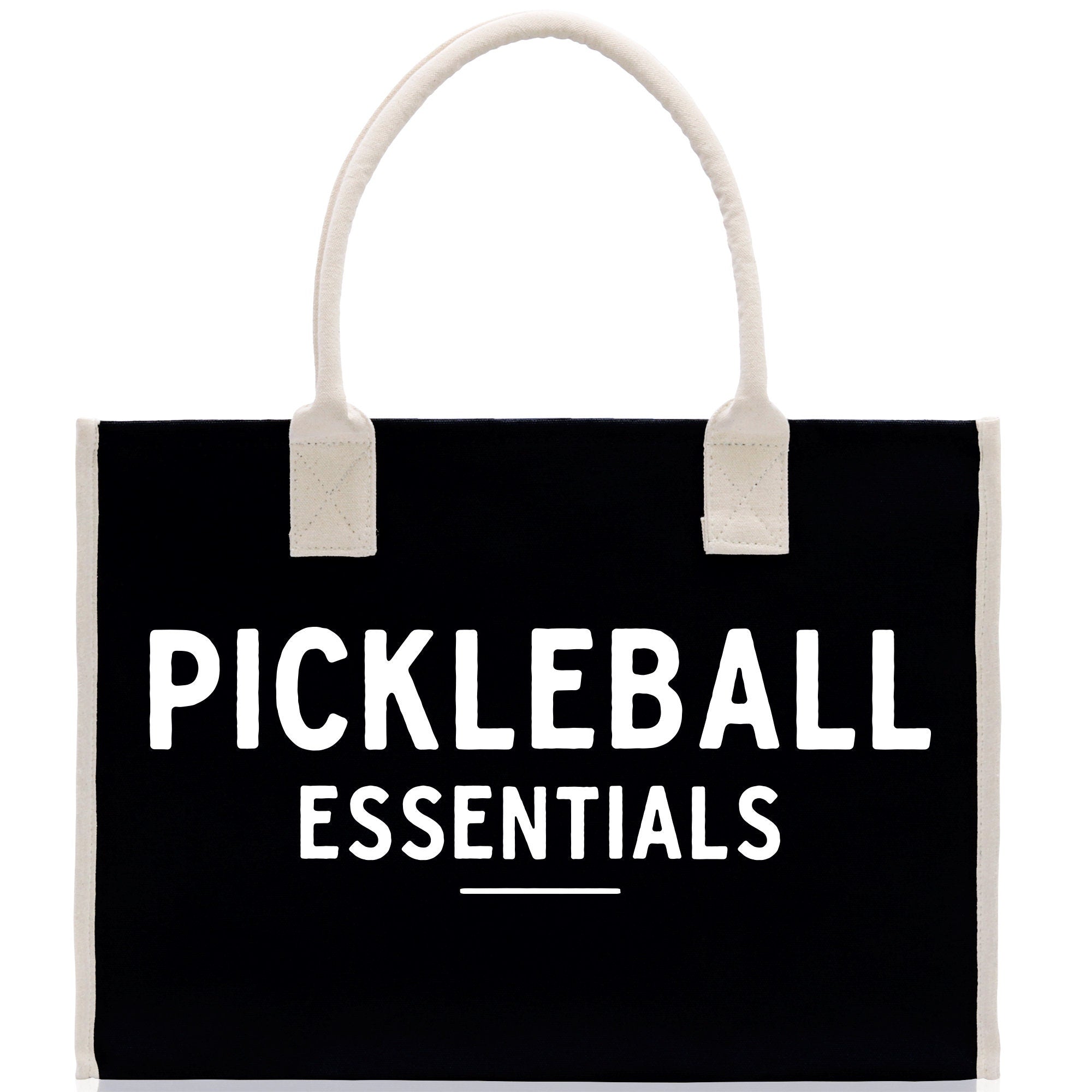 Pickleball Tote Bag Personalized Pickleball Party Favors Custom Pickleball Player Gift Pickleball Cotton Canvas Tote Bag