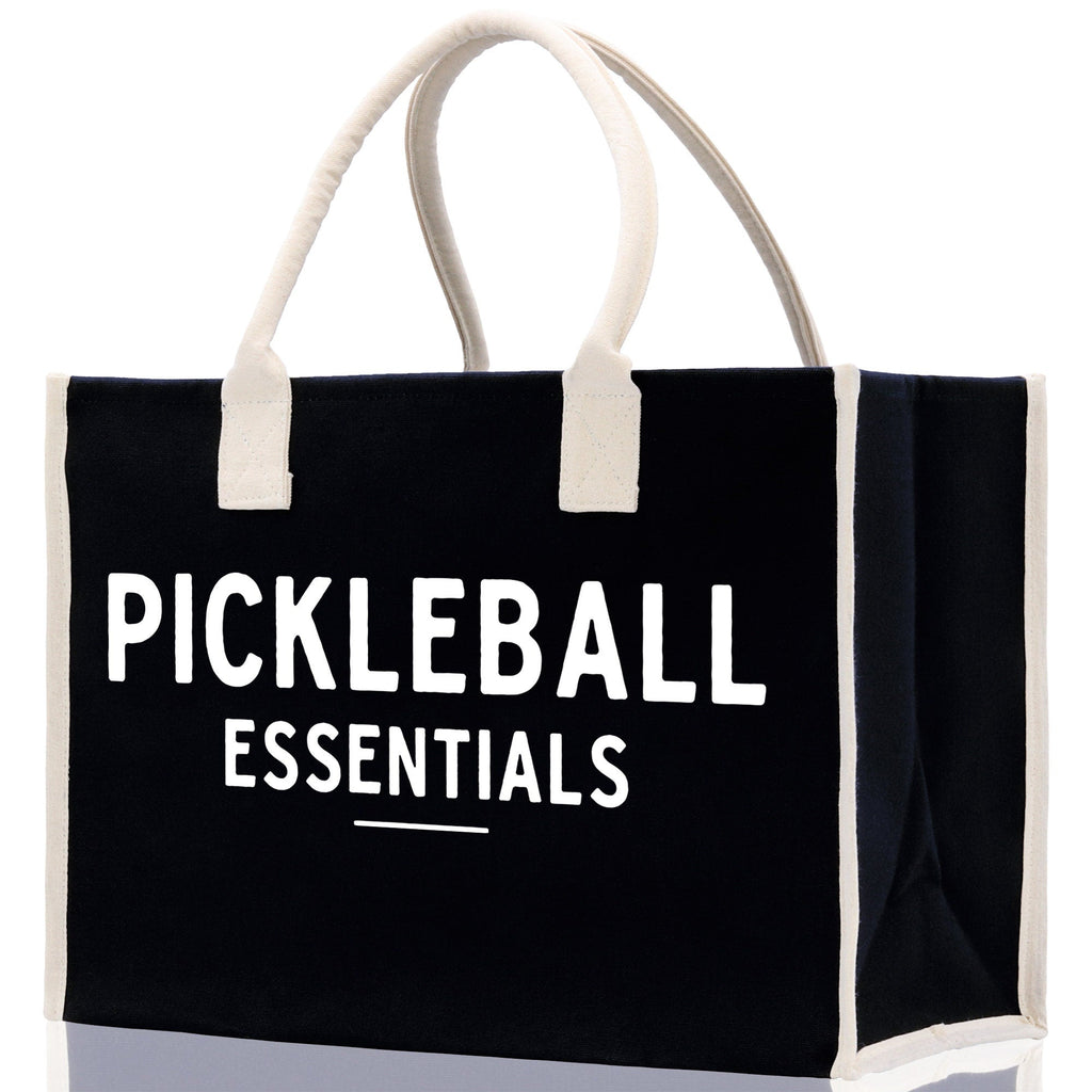Pickleball Tote Bag Personalized Pickleball Party Favors Custom Pickleball Player Gift Pickleball Cotton Canvas Tote Bag