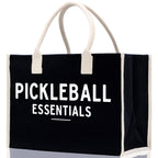 Pickleball Tote Bag Personalized Pickleball Party Favors Custom Pickleball Player Gift Pickleball Cotton Canvas Tote Bag