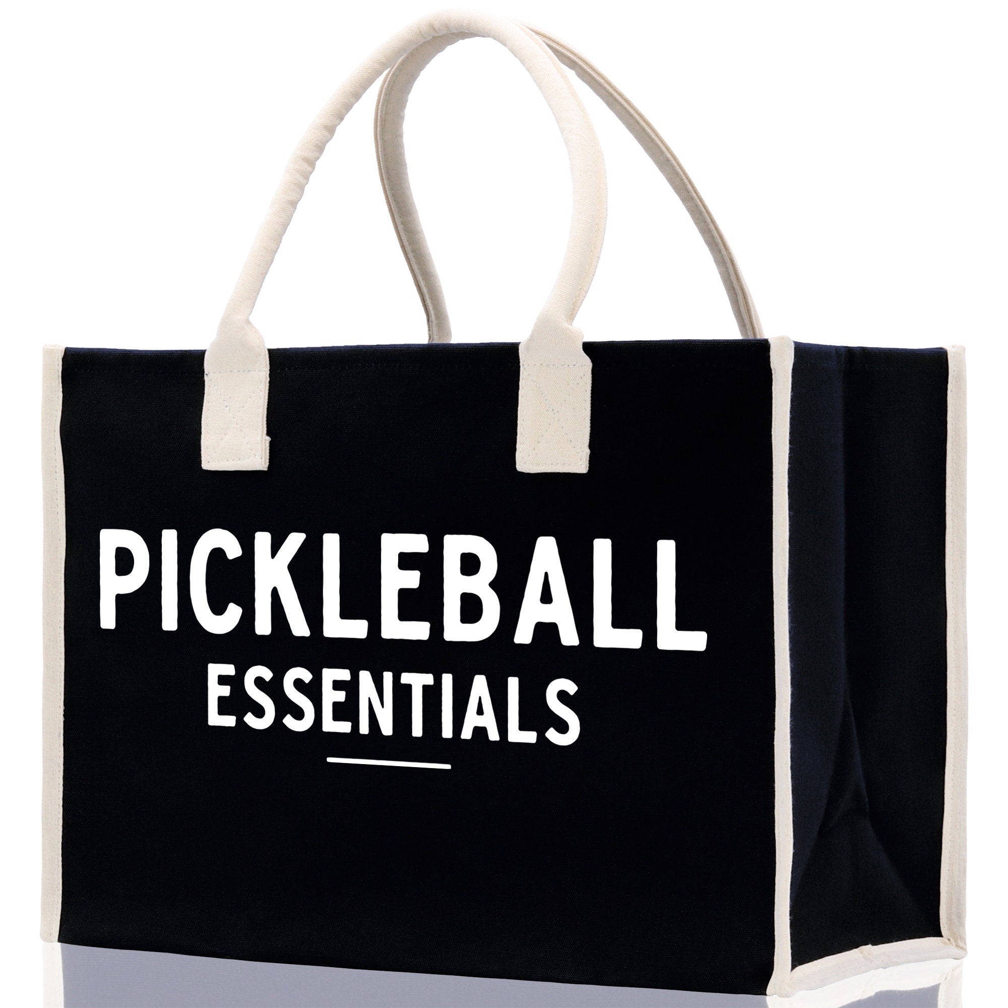Pickleball Tote Bag Personalized Pickleball Party Favors Custom Pickleball Player Gift Pickleball Cotton Canvas Tote Bag