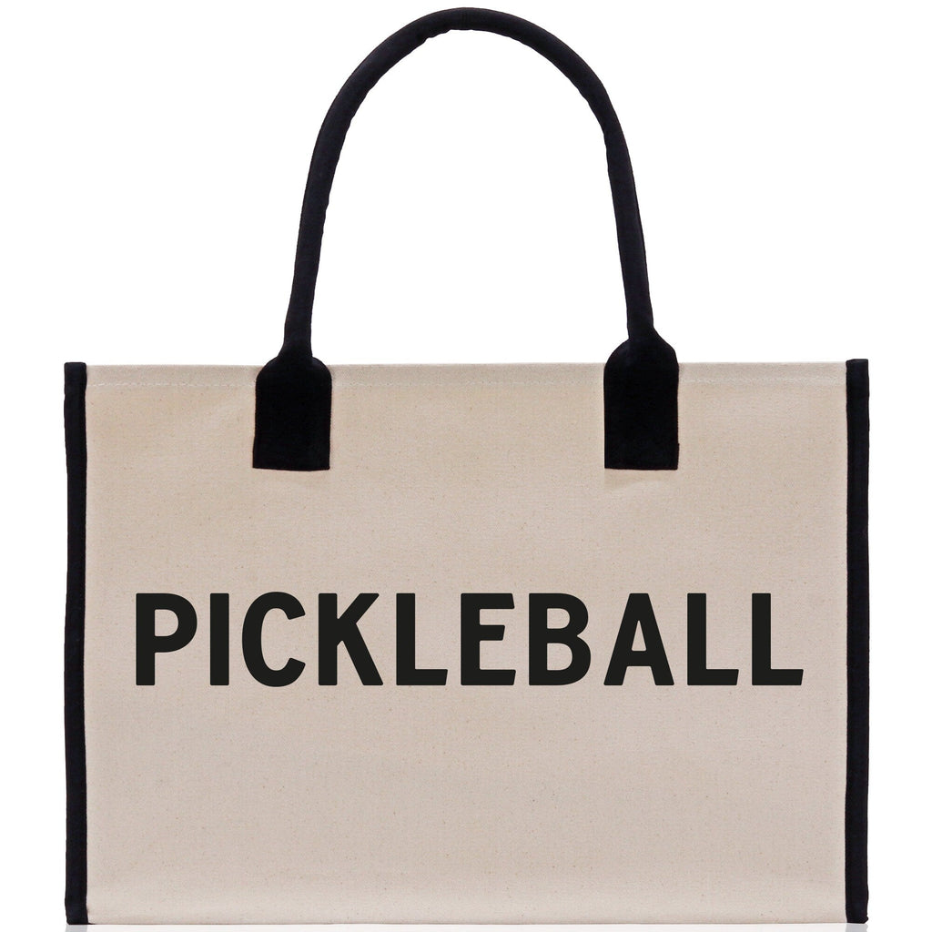 Pickleball Tote Bag Personalized Pickleball Party Favors Custom Pickleball Player Gift Pickleball Cotton Canvas Tote Bag