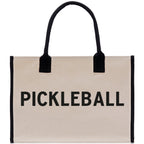 Pickleball Tote Bag Personalized Pickleball Party Favors Custom Pickleball Player Gift Pickleball Cotton Canvas Tote Bag